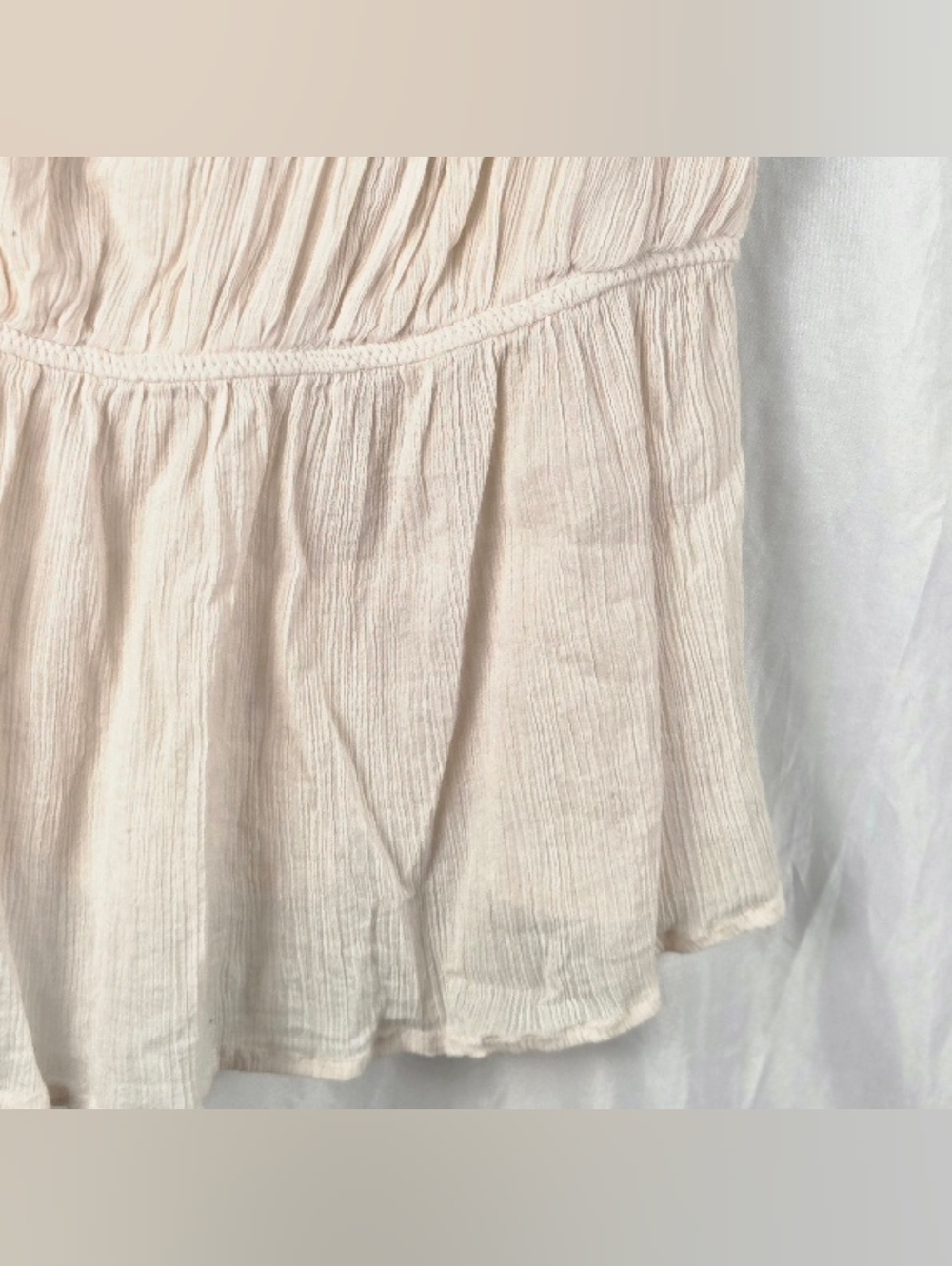 Urban Outfitters Cream Pink Lace-Trim Camisole Size Small Petite - Picture 7 of 16